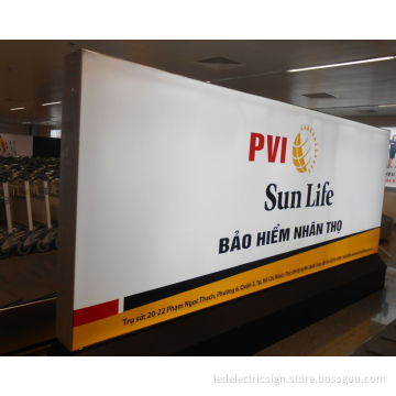 Double Side Advertising Light Box LED Display